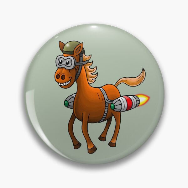 Item preview, Rocket Pony Flies with Jetpack designed and sold by Restarter.
