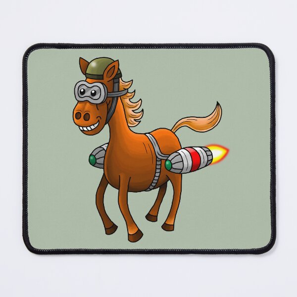 Item preview, Rocket Pony Flies with Jetpack designed and sold by Restarter.