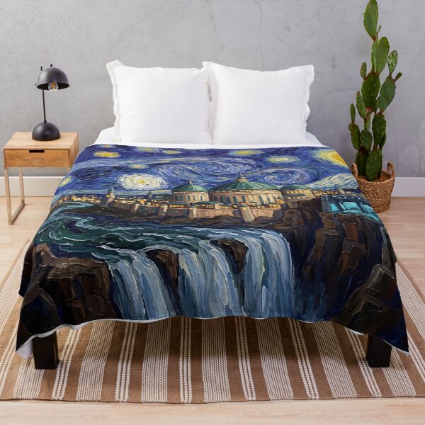 Item preview, Naboo Starry Night Sci-Fi Landscape designed and sold by Bad-Decisions-Designs.