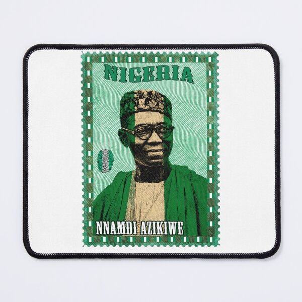 Item preview, Nnamdi Azikiwe Vintage Postage Stamp | Nigeria Pan-African Tee designed and sold by Youngkev-arts.