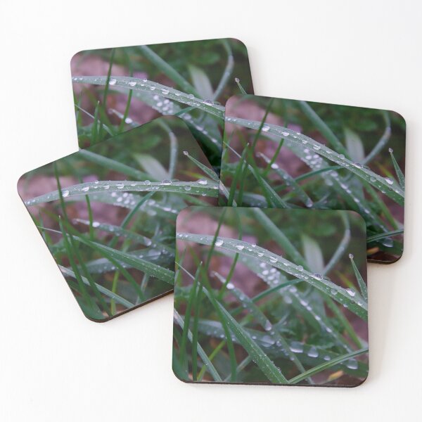 Item preview, Nature Macro – Dewdrops on Grass designed and sold by ShotsbyDesiree.