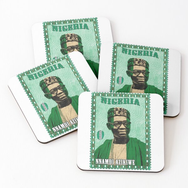 Item preview, Nnamdi Azikiwe Vintage Postage Stamp | Nigeria Pan-African Tee designed and sold by Youngkev-arts.