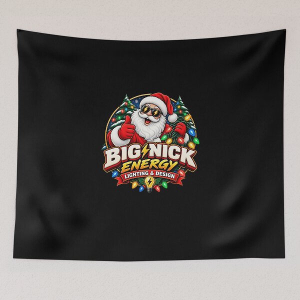 Item preview, Big Nick Energy - Santa Parody - Lighting and Design - Santa Humor Shirt Essential T-Shirt designed and sold by Aflahshopy7.