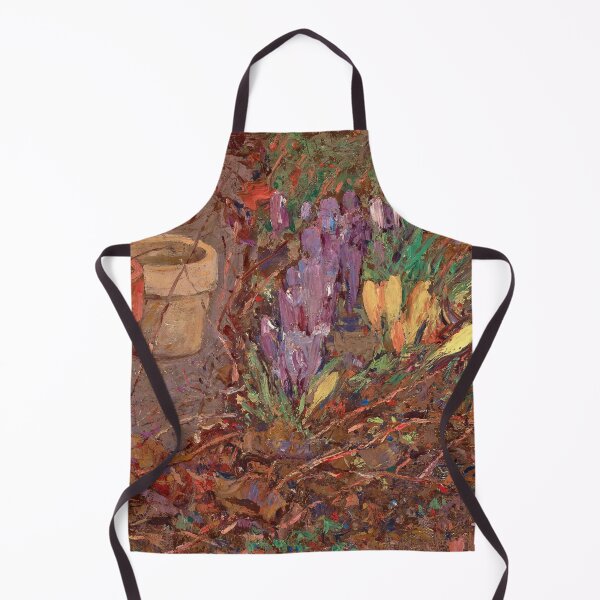 Item preview, Springtime Crocus blossoms still life portrait painting print by William J. Forsyth designed and sold by Jéanpaul Ferro.
