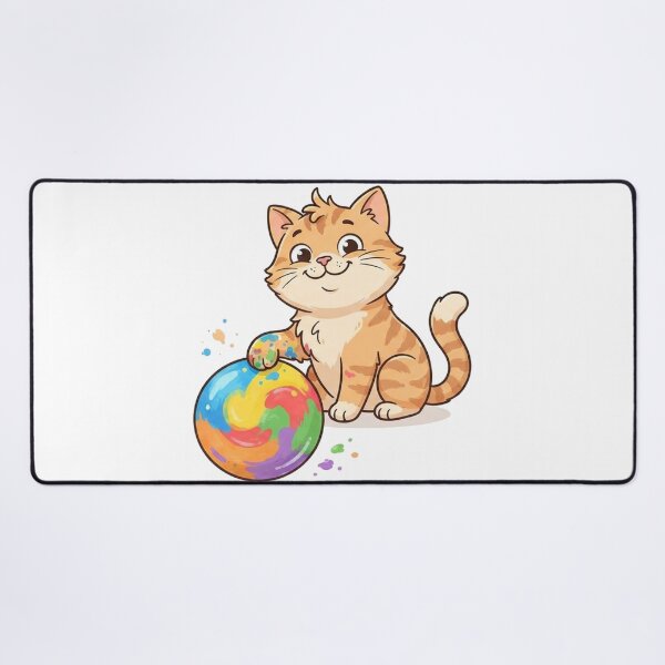 Item preview, Dot Day range Tabby Cat with Colorful Cute Illustration designed and sold by Ghostlycats2026.
