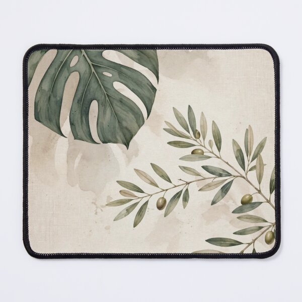 Item preview, Sage Monstera Botanical - Modern Japandi Wall Art designed and sold by PickyAura.