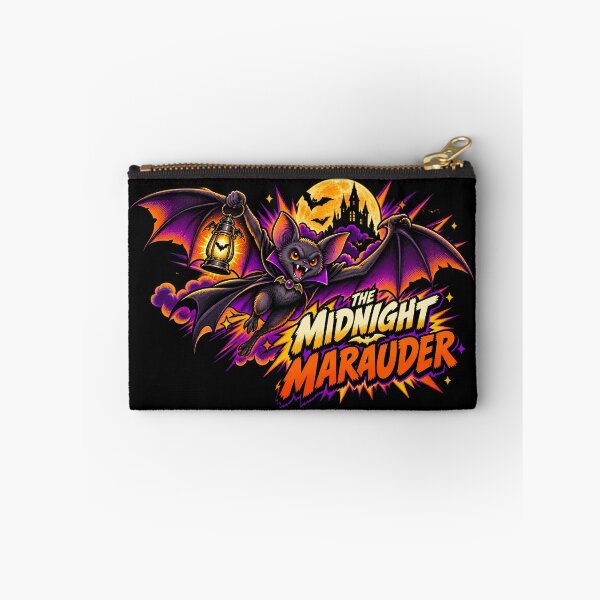 Item preview, The Midnight Marauder Comic Bat Shirt | Bold Superhero Halloween Tee | Spooky Season Gift | Comic Book Art Print Shirt designed and sold by Gremlin Hours.
