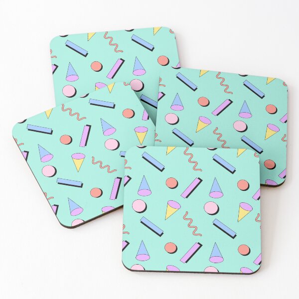 Item preview, Retro Memphis Shapes Pattern Design designed and sold by Zaya_art.