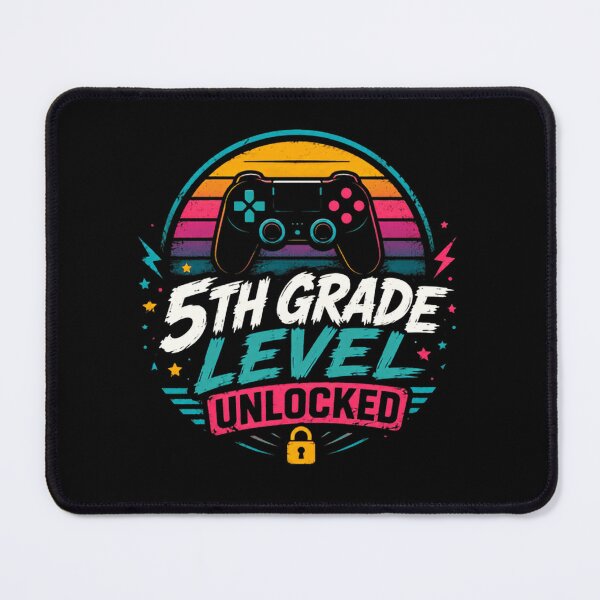 Item preview, 5th Grade Level Unlocked Gamer Student Back To School designed and sold by RetroMini2026.