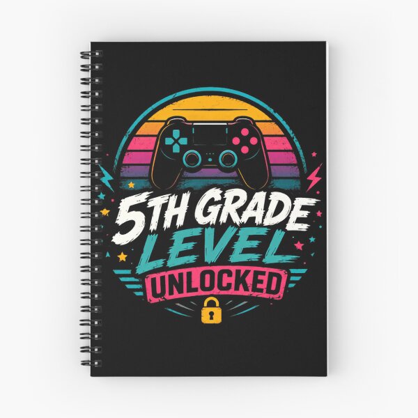 Item preview, 5th Grade Level Unlocked Gamer Student Back To School designed and sold by RetroMini2026.