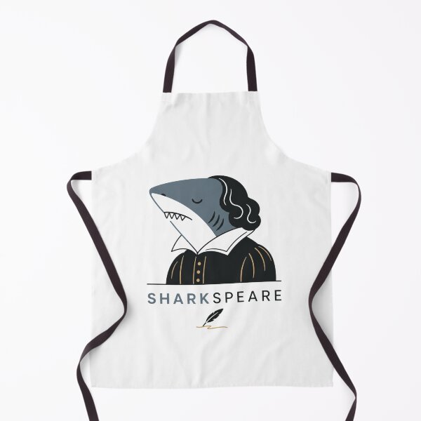 Item preview, Sharkspear Funny Shakespeare Shark Pun designed and sold by NicramR.