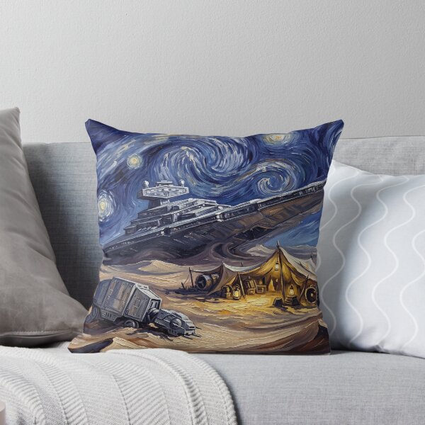 Item preview, Jakku Starry Night Sci-Fi Landscape designed and sold by Bad-Decisions-Designs.
