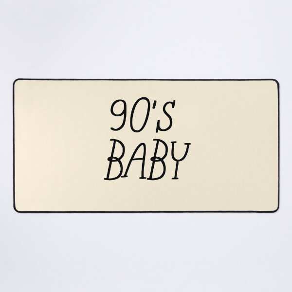 Item preview, 90's Baby | Retro 1990s Typography Design | 90s Nostalgia Aesthetic designed and sold by KleanGirlAesthetics.