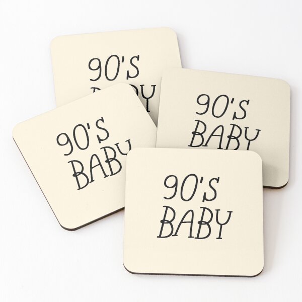 Item preview, 90's Baby | Retro 1990s Typography Design | 90s Nostalgia Aesthetic designed and sold by KleanGirlAesthetics.
