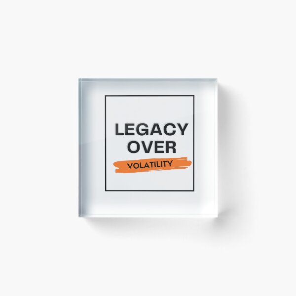 Item preview, Legacy Over Volatility – Wealth Building & Investor Mindset designed and sold by sugoonfinarts.