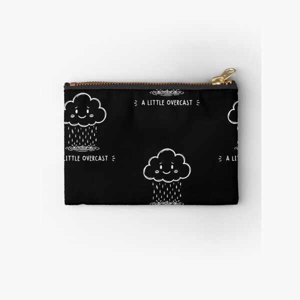 Item preview, A Little Overcast T-Shirt – Cute Sad Cloud Doodle, Funny Weather Humor Shirt, Minimalist Indie Gift designed and sold by SakuraHQ.