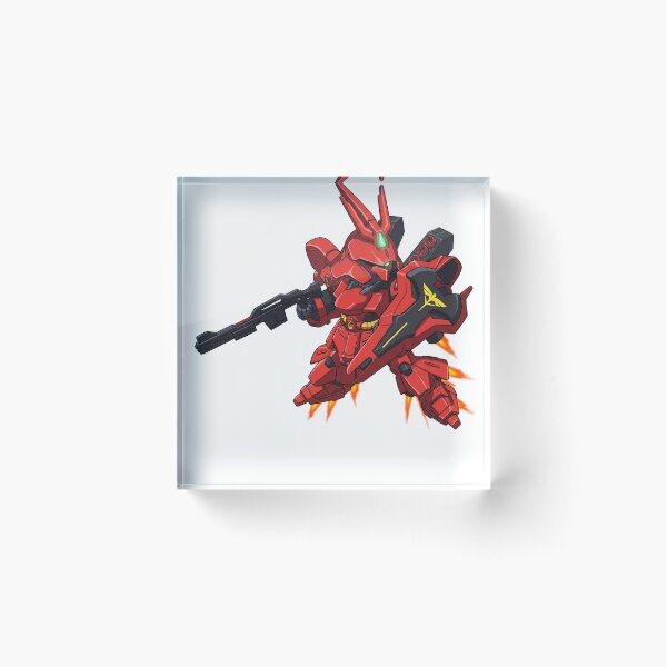 Item preview, MSN-04 Sazabi Gundam SD GUNDAM READY gun attack pose cute chibi 2d  designed and sold by sabartgunpla.