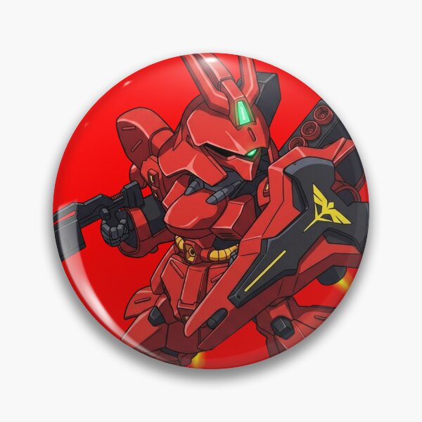 Item preview, MSN-04 Sazabi Gundam SD GUNDAM READY gun attack pose cute chibi 2d  designed and sold by sabartgunpla.
