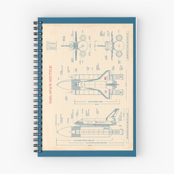 Item preview, NASA Space Shuttle (Old Paper) designed and sold by BGALAXY.