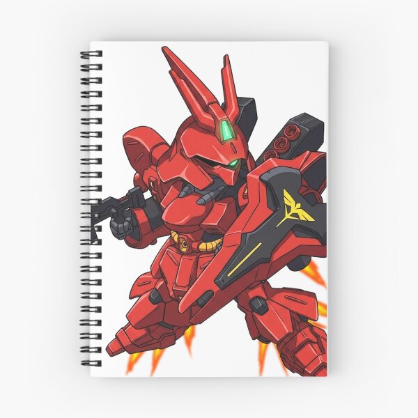 Item preview, MSN-04 Sazabi Gundam SD GUNDAM READY gun attack pose cute chibi 2d  designed and sold by sabartgunpla.