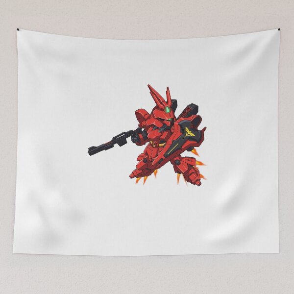 Item preview, MSN-04 Sazabi Gundam SD GUNDAM READY gun attack pose cute chibi 2d  designed and sold by sabartgunpla.