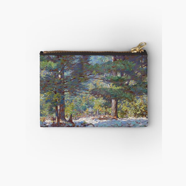 Item preview, In the Catskills Hemlocks and Pines pine forest nature landscape painting print by Clifton A. Wheeler designed and sold by Jéanpaul  Ferro.