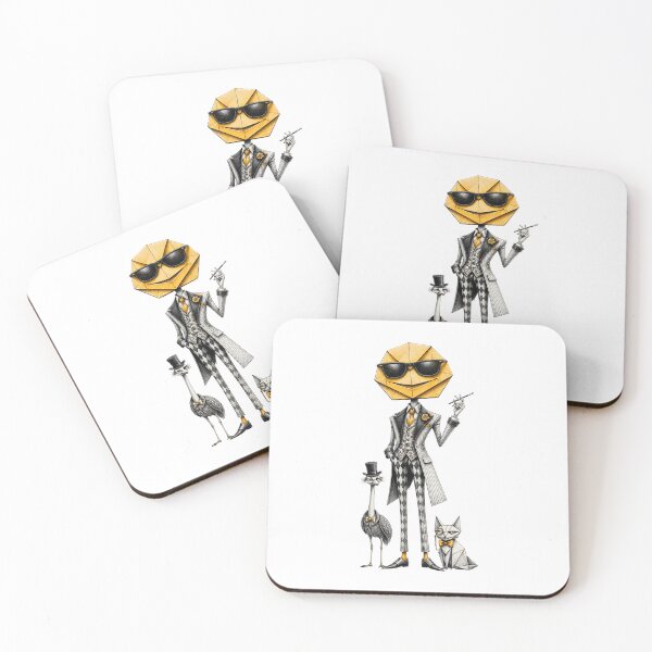Item preview, Fancy Origami Gentleman with Animal Companions designed and sold by Marcu Ioachim.