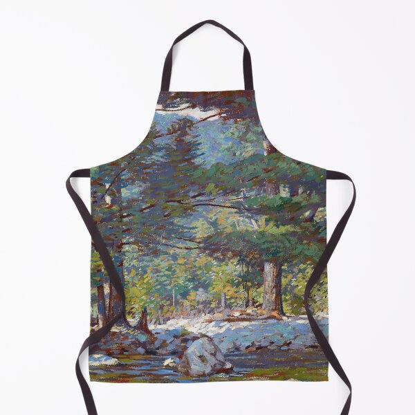 Item preview, In the Catskills Hemlocks and Pines pine forest nature landscape painting print by Clifton A. Wheeler designed and sold by Jéanpaul Ferro.