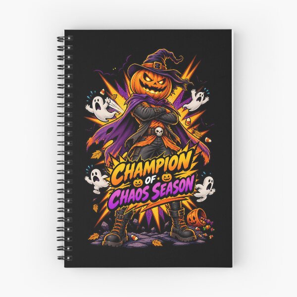 Item preview, Champion Of Chaos Season Comic Pumpkin Shirt | Bold Superhero Halloween Tee | Spooky Season Gift | Comic Art Print designed and sold by Gremlin Hours.