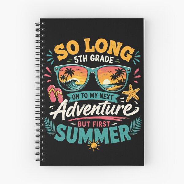 Item preview, So Long 5th Grade On To My Next Adventure But First Summer | Fifth Grade Graduation Student Summer Break designed and sold by RetroMini2026.