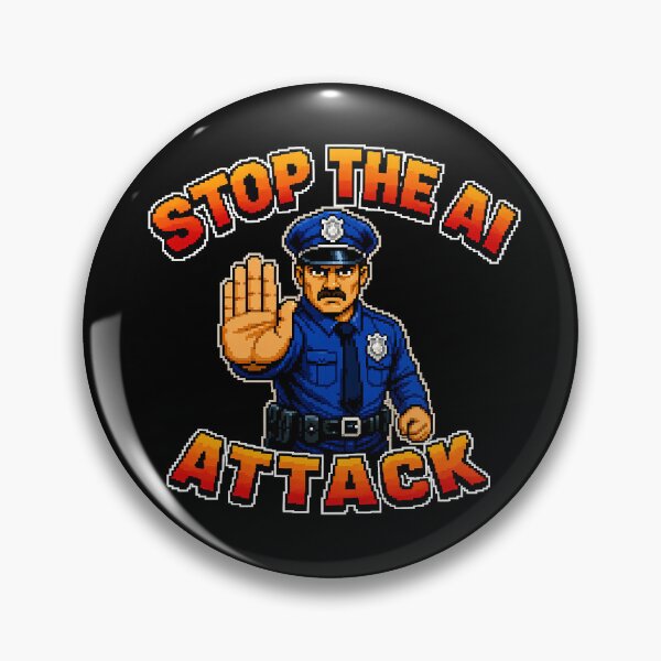 Item preview, Stop AI Slogan designed and sold by MarkColeImaging.