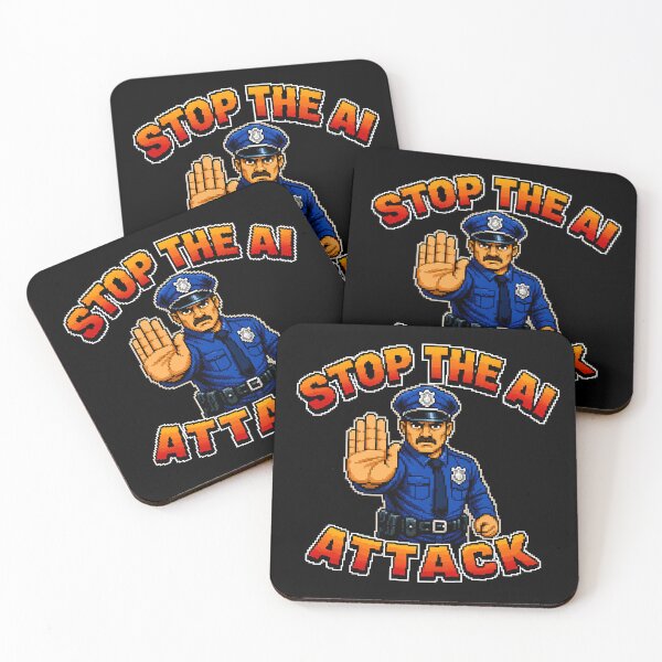 Item preview, Stop AI Slogan designed and sold by MarkColeImaging.