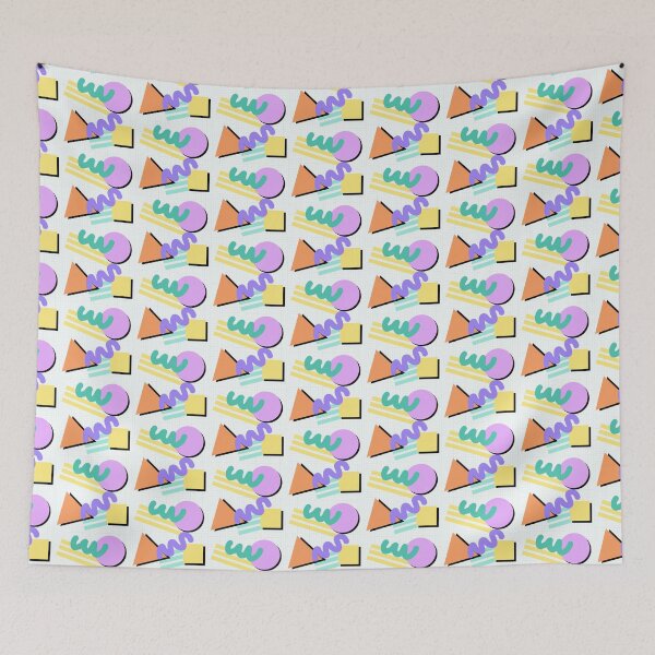 Item preview, Colorful Memphis Shapes Pattern Design designed and sold by Zaya_art.