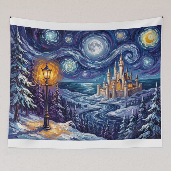 Item preview, Narnia Starry Night Fantasy Landscape designed and sold by Bad-Decisions-Designs.