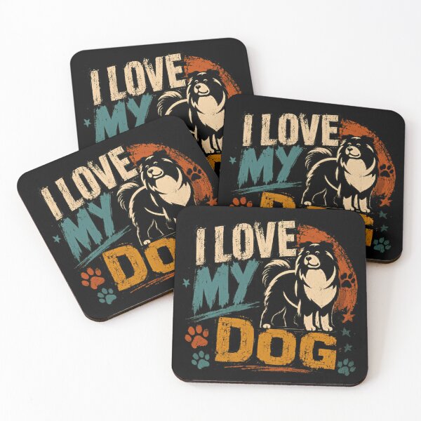 Item preview, I Love My Dog Dog Lover Pet Owner Canine Parent designed and sold by RetroMini2026.