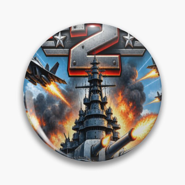 Item preview, Battleship 2 Naval Warfare – Epic Warship & Fighter Jets Military Design designed and sold by CatLovers Studio.
