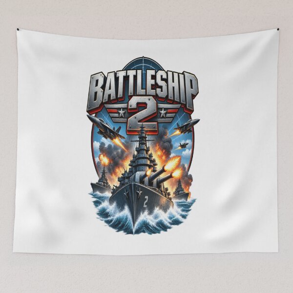 Item preview, Battleship 2 Naval Warfare – Epic Warship & Fighter Jets Military Design designed and sold by CatLovers Studio.