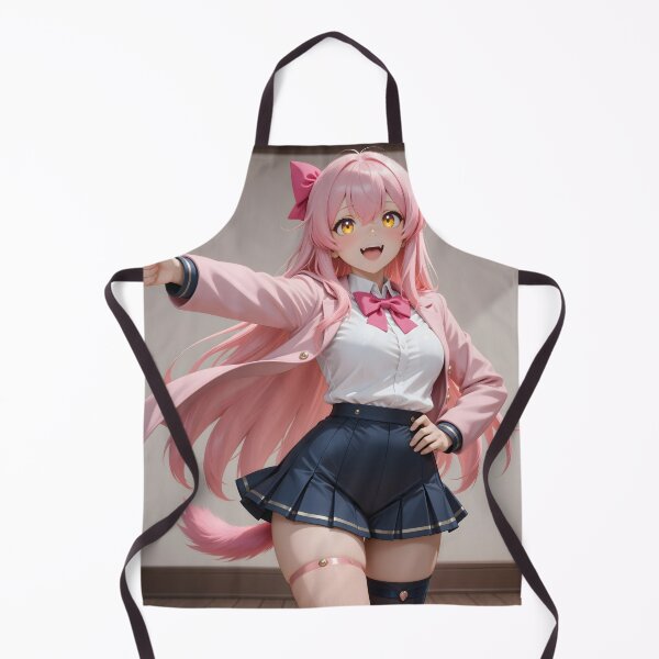 Item preview, Pink Fox Girl Peace Sign Cute Kawaii Anime Schoolgirl designed and sold by Killington.