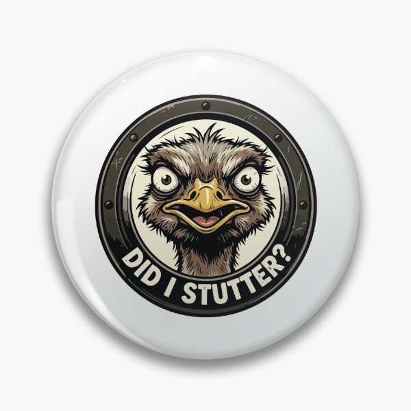 Item preview, Nosy Ostrich Peephole Judgemental Stare Meme designed and sold by Arc2020.