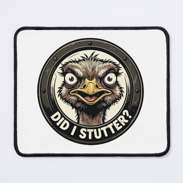 Item preview, Nosy Ostrich Peephole Judgemental Stare Meme designed and sold by Arc2020.