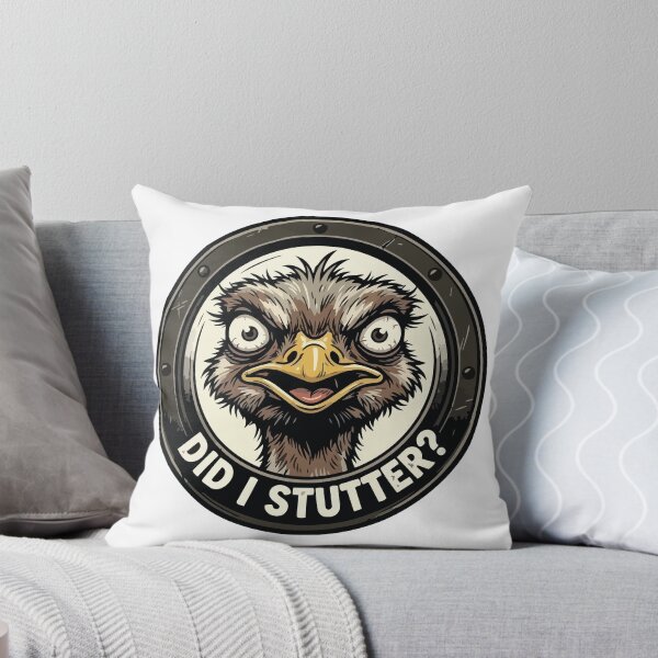 Item preview, Nosy Ostrich Peephole Judgemental Stare Meme designed and sold by Arc2020.