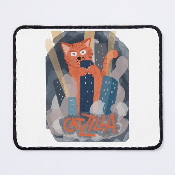 Item preview, Catzilla – Funny Giant Ginger Cat Monster designed and sold by MadSnail-Design.