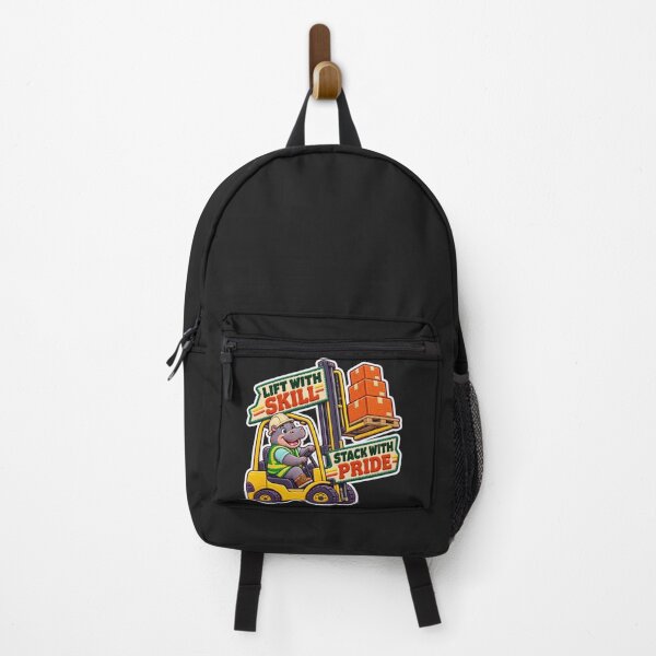 Item preview, Lift With Skill Stack With Pride Hippo Forklift Operator – Labor Day Chenille Patch designed and sold by Jaani-T.
