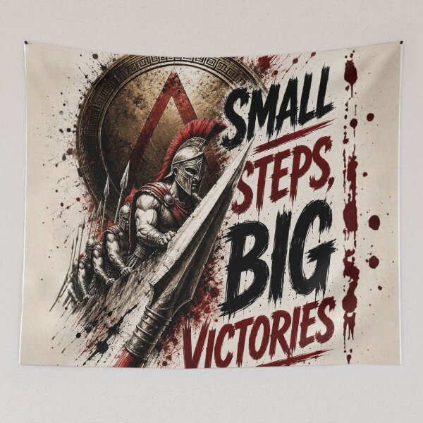 Item preview, The 300 Mentality: Stand Your Ground Spartan Silhouette Tee designed and sold by BenchVibe.