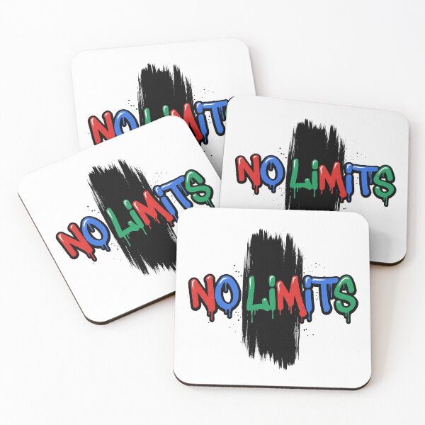 Item preview, No Limits – Colorful Drip Graffiti Motivation Streetwear designed and sold by StickerNestYou.
