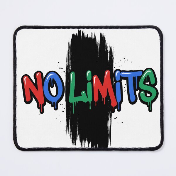 Item preview, No Limits – Colorful Drip Graffiti Motivation Streetwear designed and sold by StickerNestYou.