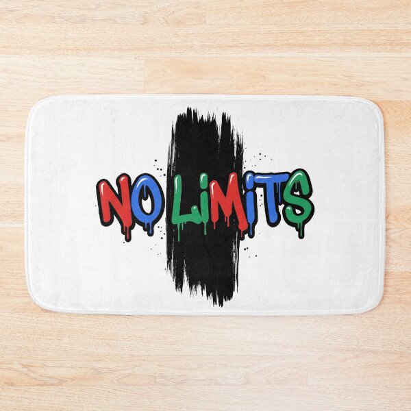 Item preview, No Limits – Colorful Drip Graffiti Motivation Streetwear designed and sold by StickerNestYou.