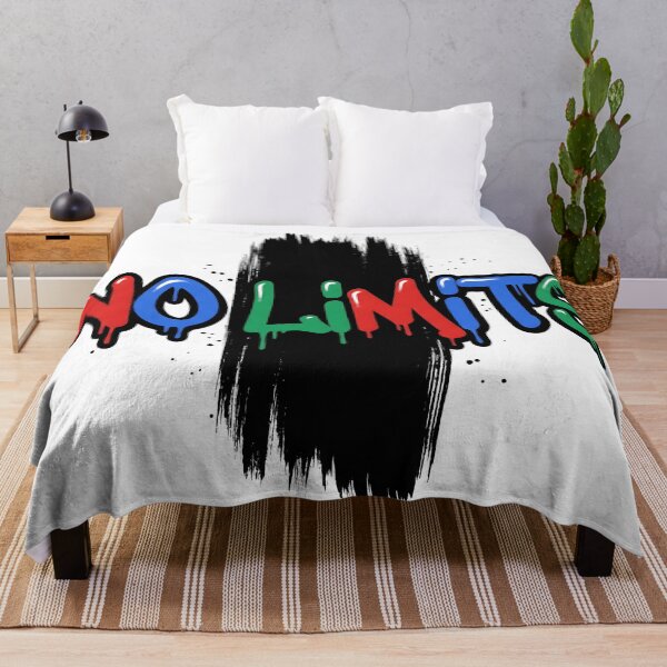 Item preview, No Limits – Colorful Drip Graffiti Motivation Streetwear designed and sold by StickerNestYou.
