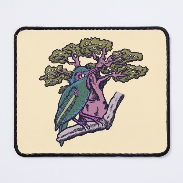 Item preview, Mystical Bird Perched on a Tree Branch designed and sold by Half Mess.