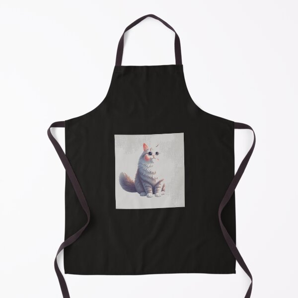 Item preview, Gray cat in retro style designed and sold by Zhanna LL.
